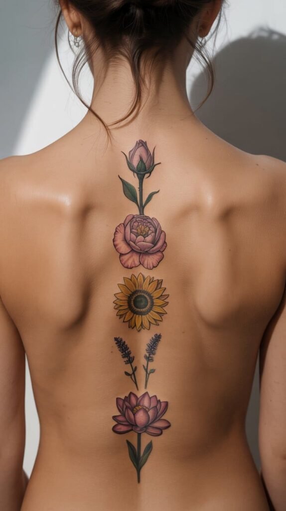 Spine Tattoos for Women