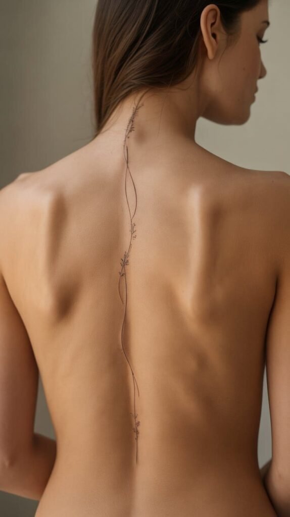 Spine Tattoos for Women