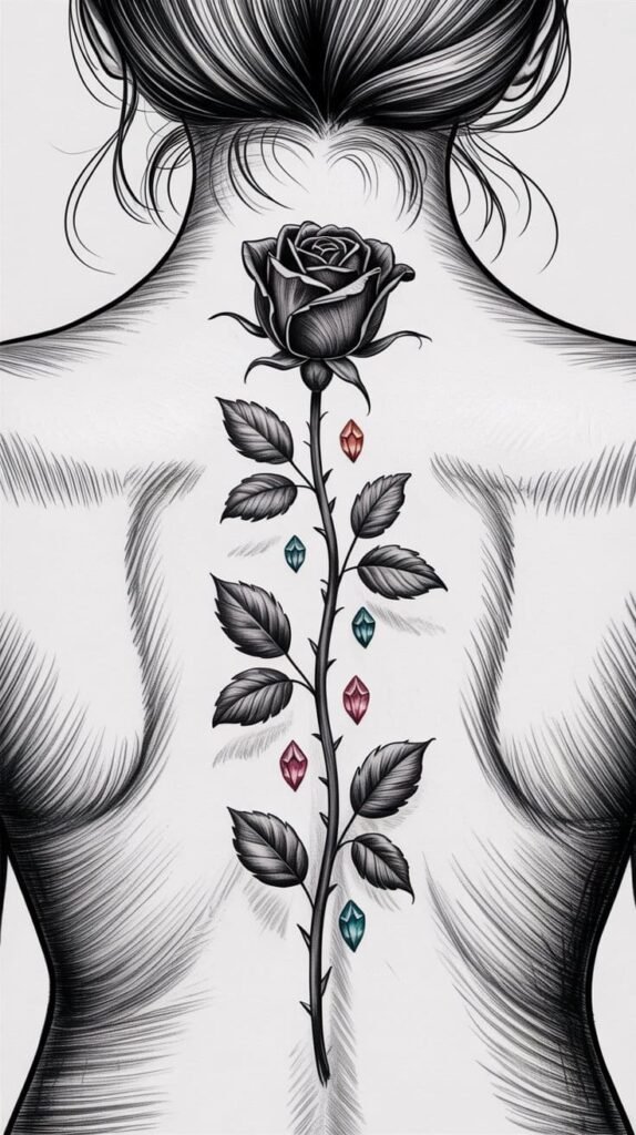Spine Tattoos for Women